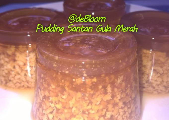 Ternyata begini loh! Bagaimana cara buat 17. Pudding Santan Gula Merah yang nagih banget