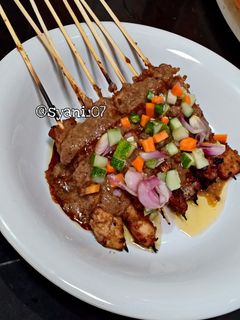 Foto resep Sate ayam bumbu kacang