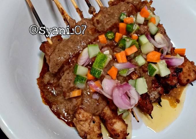 Resep Sate ayam bumbu kacang, Enak Banget