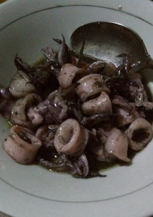 Foto resep Cumi masak tinta