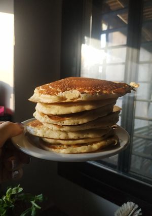 Una foto de Pancakes americanos