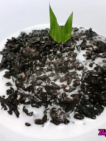 Langkah Gampang Membikin Resep Bubur Ketan Hitam Ginger and Cinnamon Sauce yang Uenak Anti Ribet, Lezat