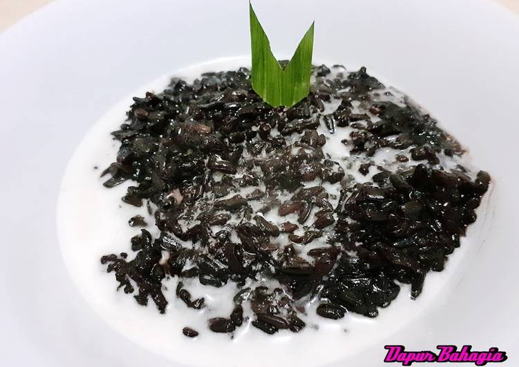 Resep Terbaru Bubur Ketan Hitam Ginger and Cinnamon Sauce Yummy Mantul