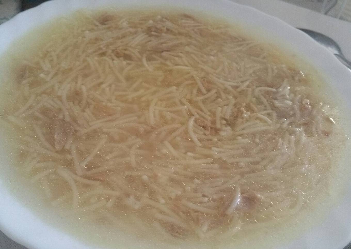 Sopa de pollo de mi abuela