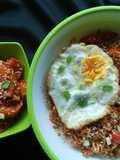 Mie Goreng Kimchi + Telur Goreng 1/2 Matang