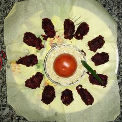 A picture of Beet pakora.