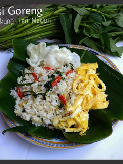 Foto resep Nasi Goreng Kangkung Teri Medan
