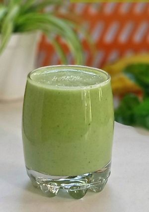 Foto resep Smoothies Pisang Bayam Brazil