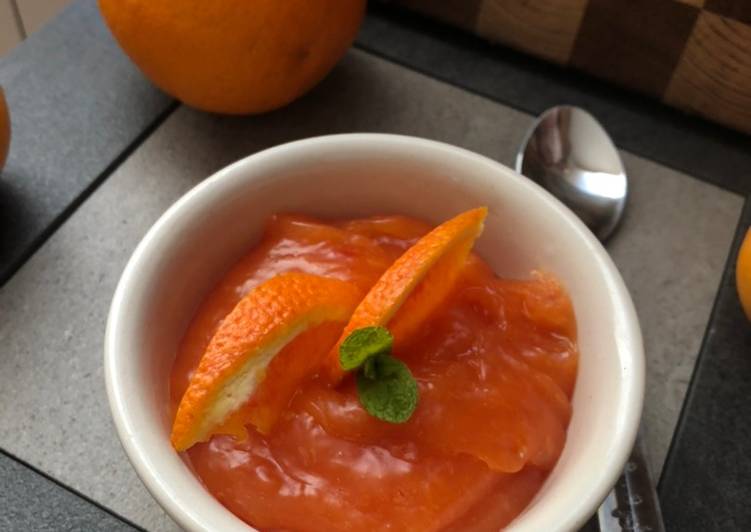 Crema all’arancia
Senza uova