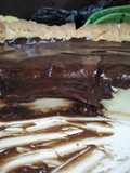 Pie de limón con ganache de chocolate