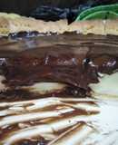 Pie de limón con ganache de chocolate