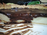 Pie de limón con ganache de chocolate