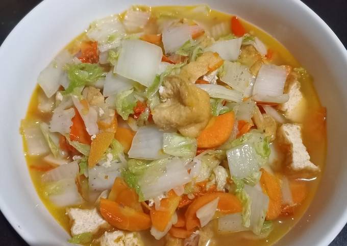 Resep Sayur Sawi Putih Tahu Wortel Oleh Nurul Hikmah Cookpad