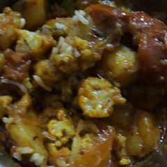 A picture of Gur Gobhi mix vegetable.