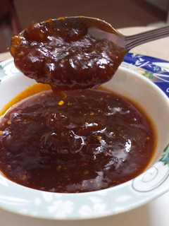 A picture of Tamarind Chutney (imli ki chutney).