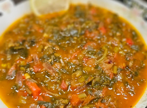 صورة لوصفة ايدام الرجلة (البقلة)
