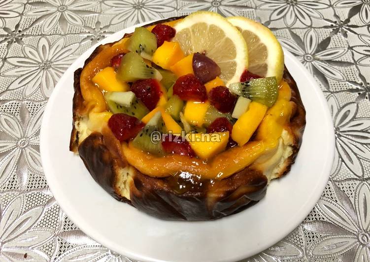 Recipe: Tasty Basque Burnt Cheesecake