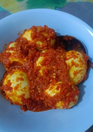 Foto resep Telur balado pedas