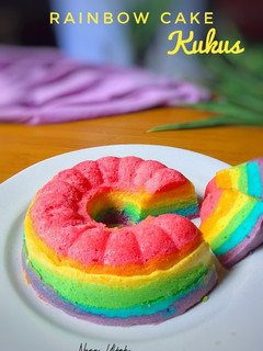 Foto resep Rainbow Cake Kukus