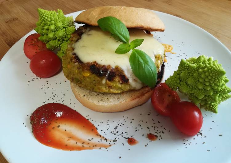 Hamburguesa de Romanesco (vegetariana)