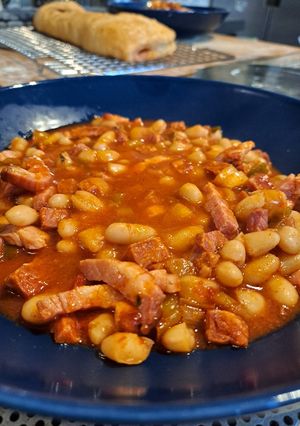 Une photo de Haricot blanc chorizo