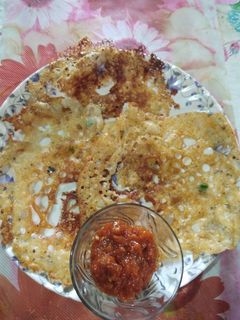 ঘি রাভা ধোসা(Ghee Rava Dosa Recipe in Bengali) রেসিপির প্রধান ছবি