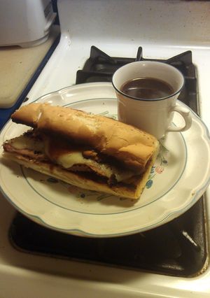 A picture of French dip..my way.