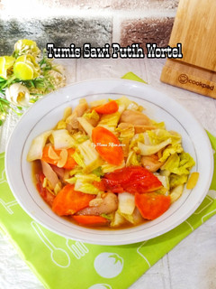 Foto resep Tumis Sawi Putih Wortel