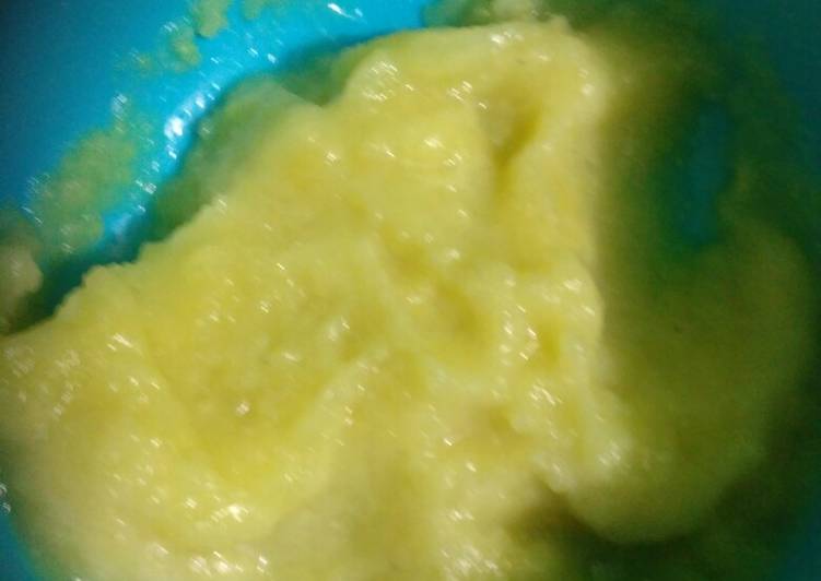 Rahasia Memasak Bubur lembut kentang MPASI 6m+ yang Enak