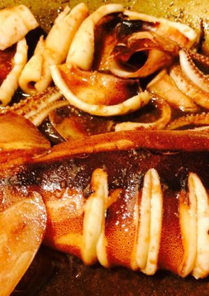 A picture of 5-Minute Easy Grilled Squid – Japanese Festival Style.