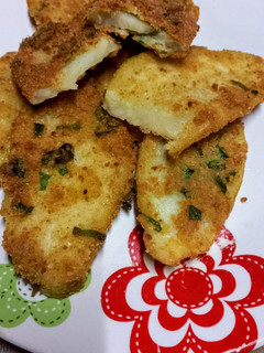 Una foto de Papas 🥔 Tipo Milanesa 🤤 😋 👌