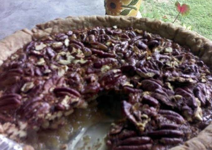 Steps to Make Super Quick Homemade Easy pecan pie