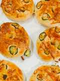 Sourdough Jalapeno Cheese Bagel