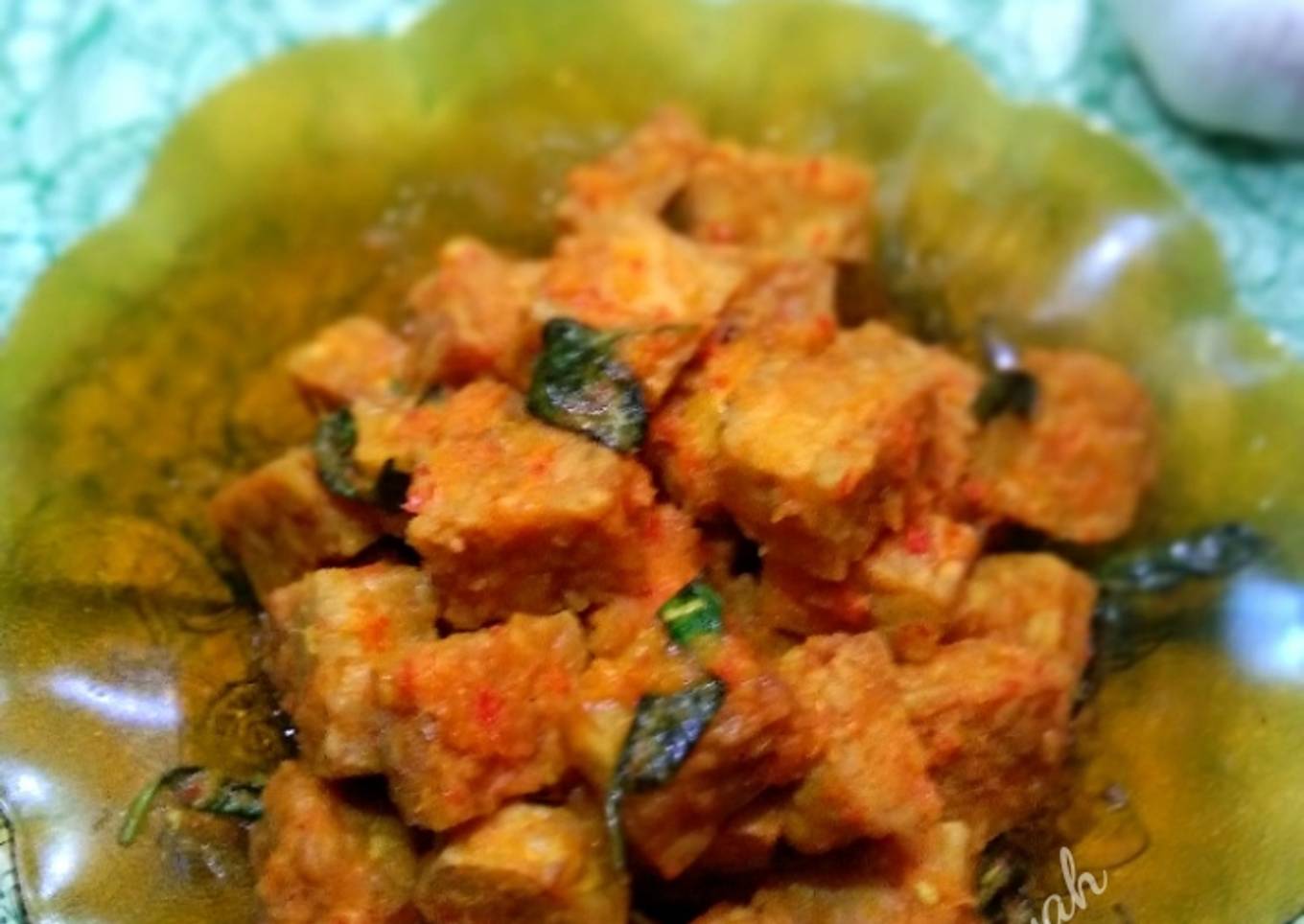 Tempe bumbu rica-rica