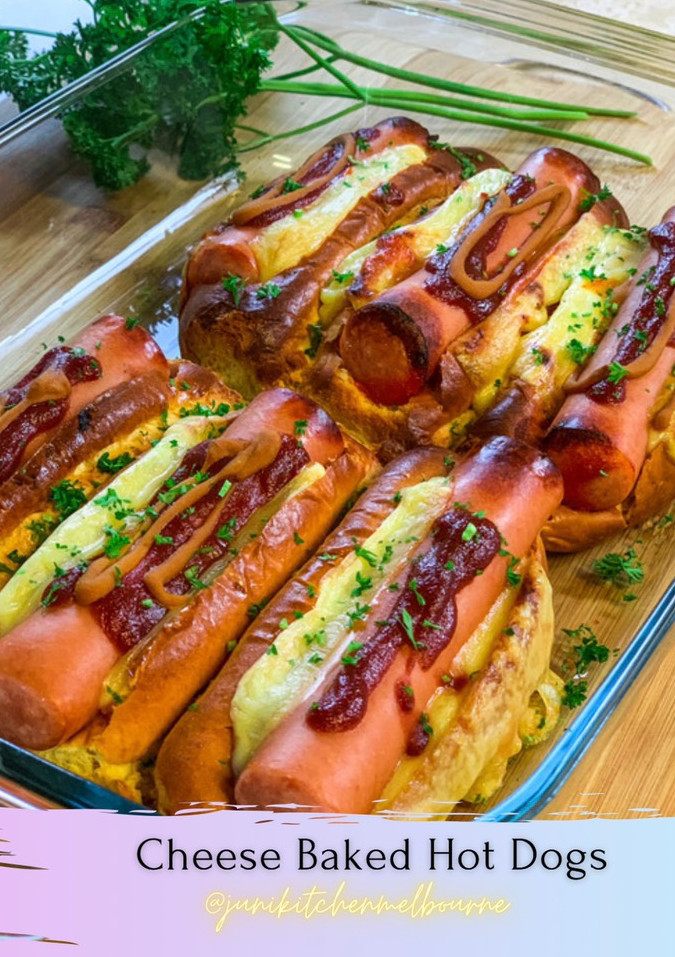 Foto resep Cheese Baked Hot Dog 🌭
