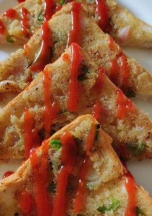 A picture of Sooji sandwitch.