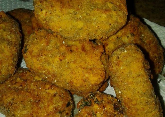 Recipe of Super Quick Homemade Chickpea Nuggets (VEGAN)