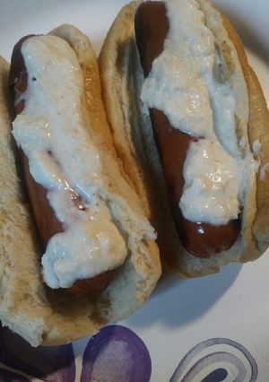 A picture of Horseradish and Hotdogs.