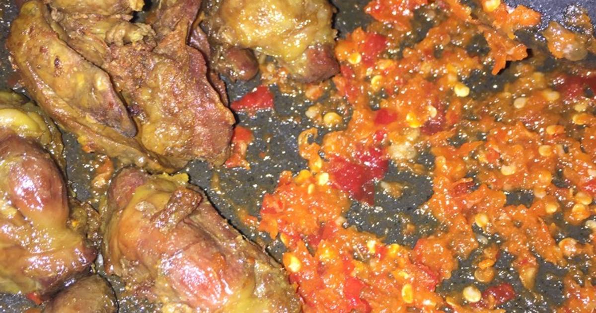  Resep  Ati ampela penyet sambal bawang oleh Roosalita Cookpad