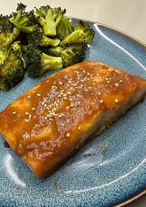 A picture of Oven-Baked Miso Salmon.