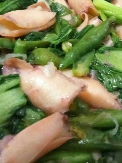 Foto resep Tumis Cumi Asin Pokcoy