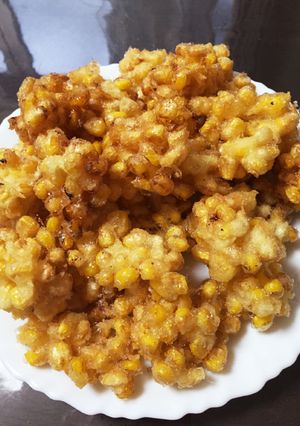 A picture of Corn Kakiage Fritters.