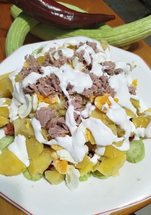 Una foto de Ensalada fresca para el verano