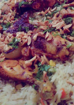 صورة لوصفة كبسة الدجاج