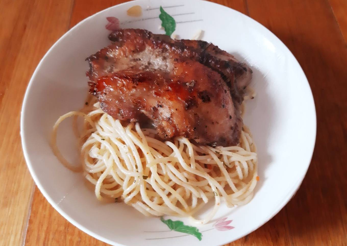 Spaghetti ayam lada hitam (#337)