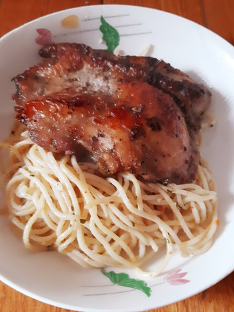 Cara Gampang Membuat Spaghetti ayam lada hitam (#337) Murah