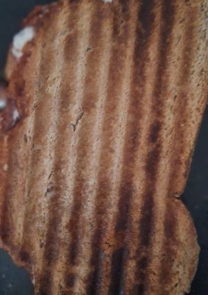 A picture of Savory cheesecake sandwich.