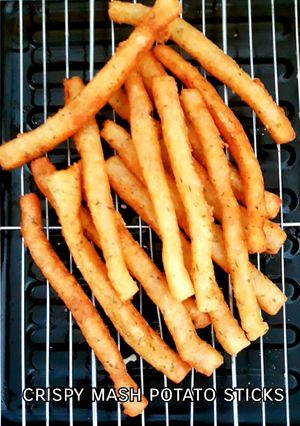 รูปของ มันฝรั่งบดแท่งสติ๊ก crispy mash potato sticks