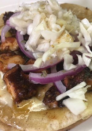 A picture of Sonoran-Style Octopus Quesadillas.