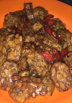 Foto resep Tempe pedas manis